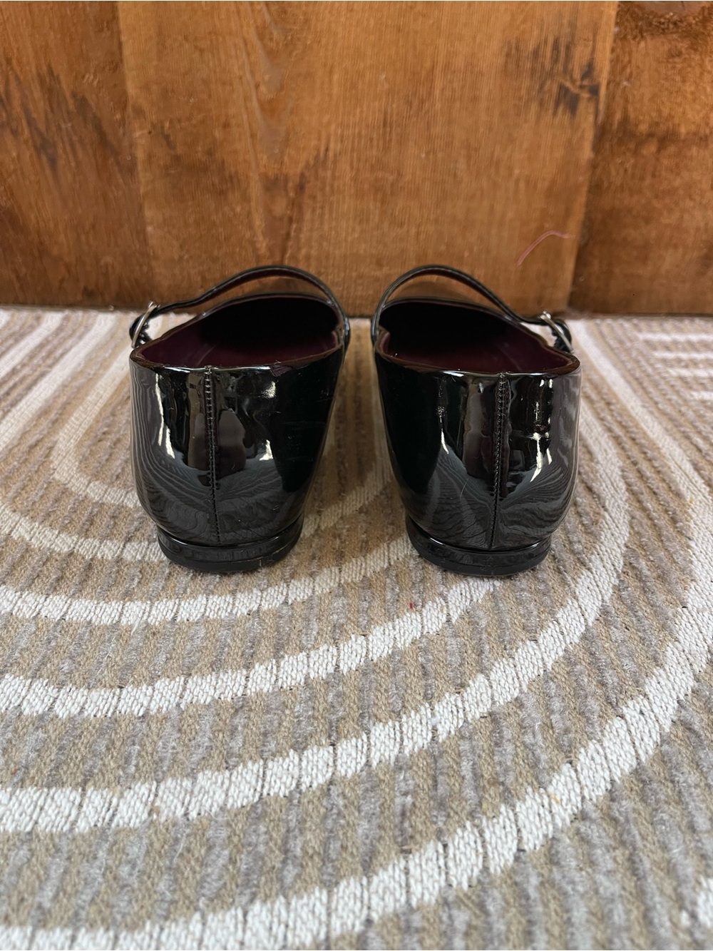 Franco Sarto Black Patent Mary Jane Flats - Picture 3 of 4